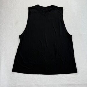 Lululemon Black‎ Relaxed Fit Sleeveless Tank Top Athletic Workout Shirt
